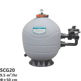 فیلتر شنی لسوییم (Laswim) مدل SCG -26 شیر از بغل